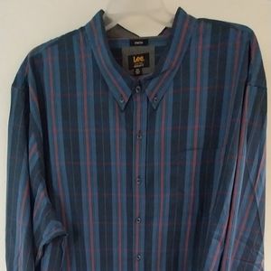Men's 4X LEE Button Down Shirt
